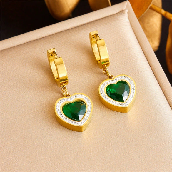 Wholesale Accessories Stainless Steel Goldplated Love Style Chain Bracelet Earrings Necklace Set
