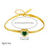 Wholesale Accessories Stainless Steel Goldplated Love Style Chain Bracelet Earrings Necklace Set