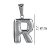 Wholesale Accessories Stainless Steel 18K Gold Plated Mini Bubble Letter Pendant With Butterfly Pattern