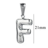 Wholesale Accessories Stainless Steel 18K Gold Plated Mini Bubble Letter Pendant With Butterfly Pattern