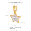 Wholesale Accessories Stainless Steel 18K Gold Plated Star And Moon Style