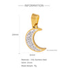 Wholesale Accessories Stainless Steel 18K Gold Plated Star And Moon Style