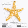 Wholesale Accessories Stainless Steel Retro Handmade Geometric Pendant With Love Drop Bell Pattern 18K Gold Plated