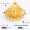 Wholesale Accessories Stainless Steel Retro Handmade Geometric Pendant With Love Drop Bell Pattern 18K Gold Plated