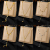 Wholesale Accessories Stainless Steel Rhinestones Electroplating Love Yshaped Long Tassel Women's