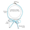 Wholesale Accessories Zinc Alloy Bowknot Geometric Ochain Necklace With Electroplating For Women