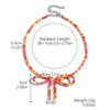 Wholesale Accessories Zinc Alloy Bowknot Geometric Ochain Necklace With Electroplating For Women