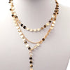 Wholesale Accessories Zinc Alloy Threelayer Circle Pendant Clavicle Chain For Women With Electroplating Treatment