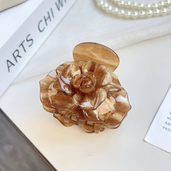 Wholesale Acetate Flower Handmade Women's Hair Clip
