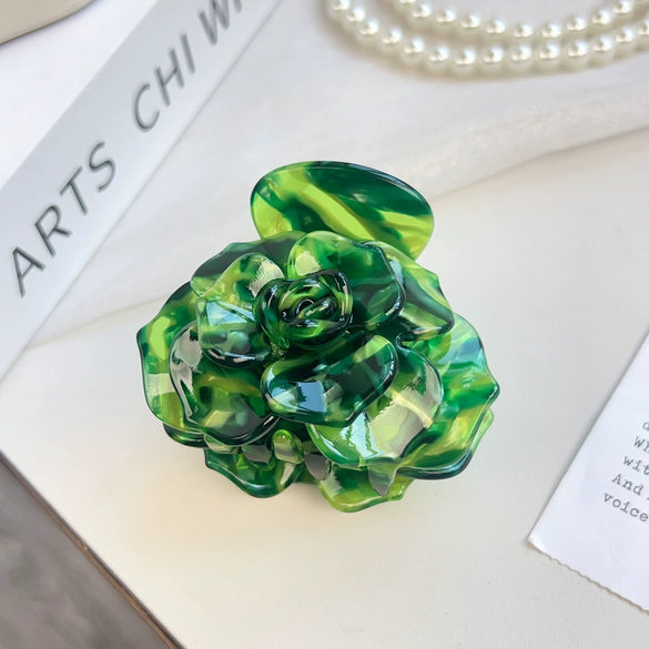 Wholesale Acetate Flower Handmade Women's Hair Clip