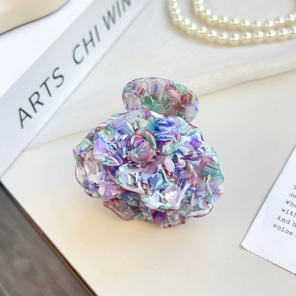 Wholesale Acetate Flower Handmade Women's Hair Clip