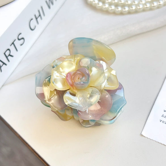 Wholesale Acetate Flower Handmade Women's Hair Clip