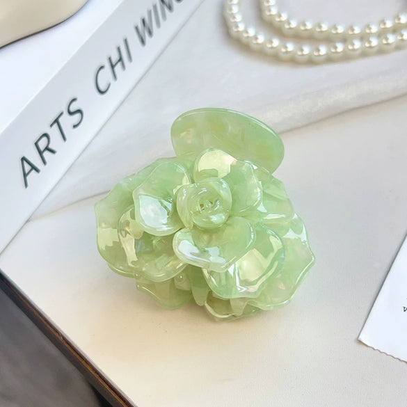Wholesale Acetate Flower Handmade Women's Hair Clip