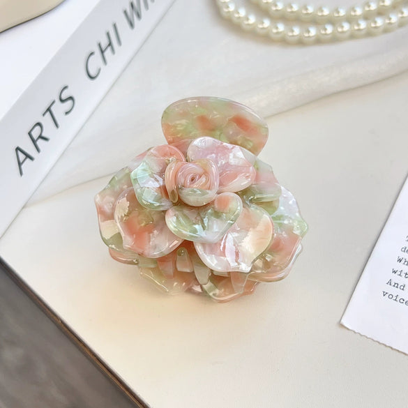 Wholesale Acetate Flower Handmade Women's Hair Clip