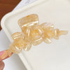 Wholesale Acetate Sweet Style Handmade Twin Flower Hair Gripper For Women