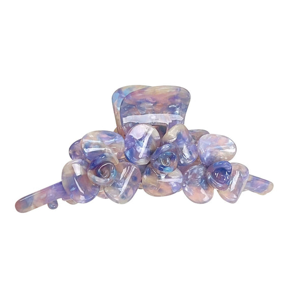 Wholesale Acetate Sweet Style Handmade Twin Flower Hair Gripper For Women