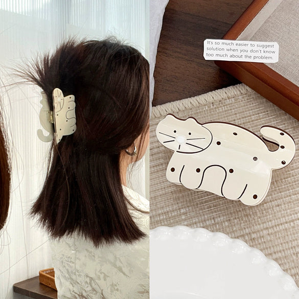 Wholesale Acetic Acid Hair Accessories Cartoon Animals Style Polished Hairpin And Shark Clip For Women