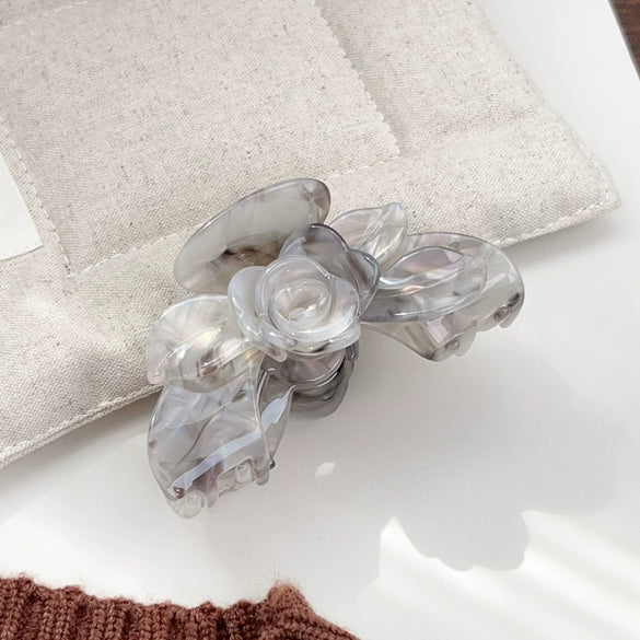 Wholesale Acetic Acid Hair Accessories Lovely Natural Style Polishing Flower Hairpin Hair Clip Shark Clip Grab Clip