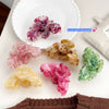 Wholesale Acetic Acid Hair Accessories Lovely Natural Style Polishing Flower Hairpin Hair Clip Shark Clip Grab Clip