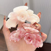 Wholesale Acetic Acid Hair Accessories Lovely Natural Style Polishing Flower Hairpin Hair Clip Shark Clip Grab Clip
