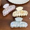 Wholesale Acetic Acid Hairpin With Diamondencrusted Flower Design For Women High Grade Sense Clip Back Head Shark Clip
