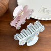 Wholesale Acetic Acid Hairpin With Diamondencrusted Flower Design For Women High Grade Sense Clip Back Head Shark Clip