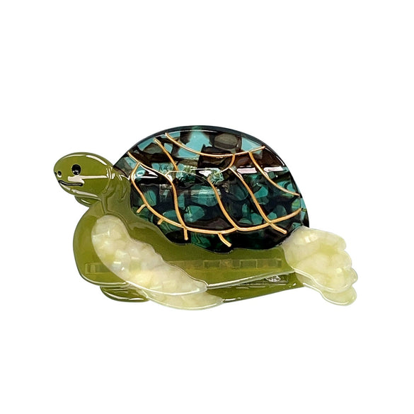 Wholesale Acetic Acid Handmade Cartoon Animal Style Turtle Hair Clip For Women