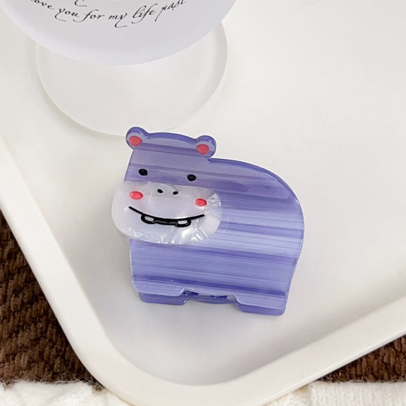 Wholesale Acetic Acid Handmade Cartoon Animals Hairpin For Women