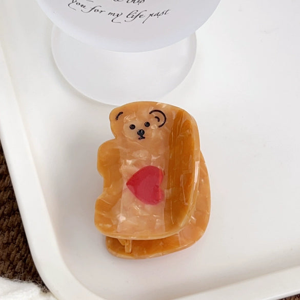 Wholesale Acetic Acid Handmade Cartoon Animals Hairpin For Women