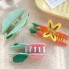 Wholesale Acetic Acid Handmade Cartoon Vegetable Fruit Food Style Hair Grab Clips For Women