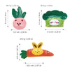Wholesale Acetic Acid Handmade Cartoon Vegetable Fruit Food Style Hair Grab Clips For Women