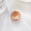Wholesale Acetic Acid Handmade Cute Mini Hairpin For Women Shell Style Hair Accessories