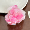 Wholesale Acetic Acid Handmade High End Three Dimensional Rose Hairpin And Peach Tail Clip For Women