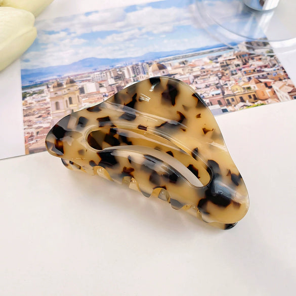 Wholesale Acetic Acid Handmade Hollowout Grab Clip Women's Retro Hair Accessories