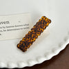 Wholesale Acetic Acid Handmade Minimalist Geometric Duck Bill Hair Clip For Women