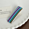 Wholesale Acetic Acid Handmade Minimalist Geometric Duck Bill Hair Clip For Women