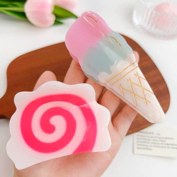 Wholesale Acetic Acid Handmade Sweet Style Fruit Foodinspired Hair Accessories Grab Clips And Hairpins