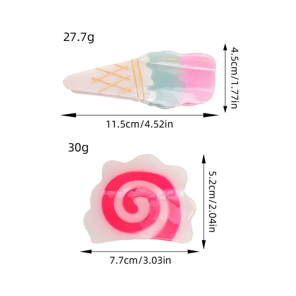 Wholesale Acetic Acid Handmade Sweet Style Fruit Foodinspired Hair Accessories Grab Clips And Hairpins