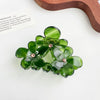 Wholesale Acetic Acid Heart Shape Diamond Grab Clip Flower Hairpin For Women Small Fresh Style