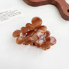 Wholesale Acetic Acid Heart Shape Diamond Grab Clip Flower Hairpin For Women Small Fresh Style