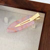 Wholesale Acetic Acid Seamless Duckbill Hairpin For Women With Stamping Super Fairy Dream Pink Gradient Style