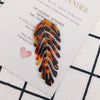 Wholesale Acetic Acid Sheet Leaf Earrings Jewelry Accessories
