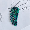 Wholesale Acetic Acid Sheet Leaf Earrings Jewelry Accessories