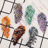 Wholesale Acetic Acid Sheet Leaf Earrings Jewelry Accessories