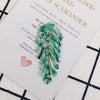 Wholesale Acetic Acid Sheet Leaf Earrings Jewelry Accessories