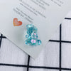 Wholesale Acrylic And Resin Three Dimensional Bear Pendant Earrings Jewelry Accessories