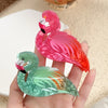 Wholesale Acrylic Animal Flamingo Handmade Women's Hair Grab Clip Hair Accessories