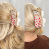 Wholesale Acrylic Animalprinted Lovely Women's Cat And Shark Hair Clips