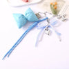 Wholesale Acrylic Bird's Nest Beaded Mobile Phone Pendant With Pu Leather Rope And Bow Semi Manual Crafted