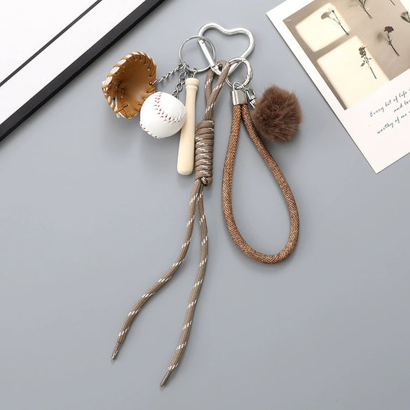 Wholesale Acrylic Bird's Nest Beaded Mobile Phone Pendant With Pu Leather Rope And Bow Semi Manual Crafted